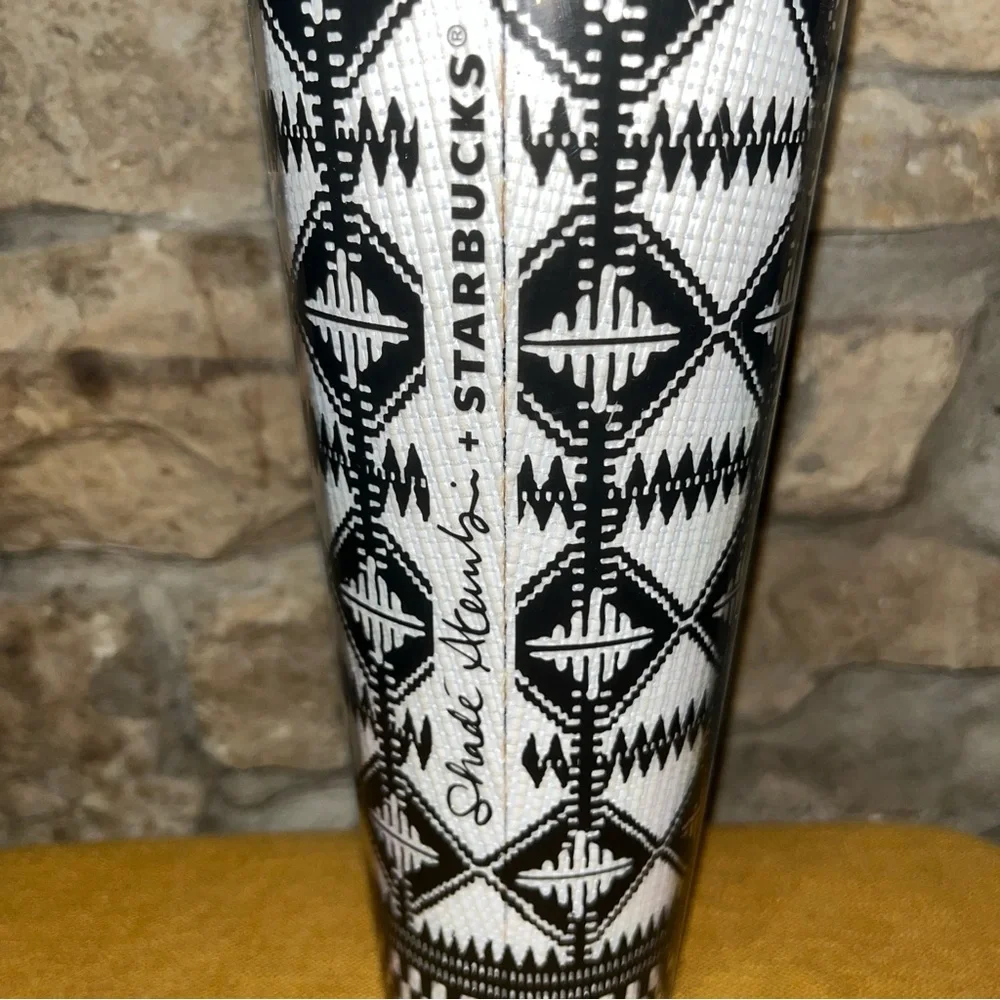 NWT Starbucks Shade Akanbi Berber Diamond Cold Cup 24oz 710ML LTD Edition